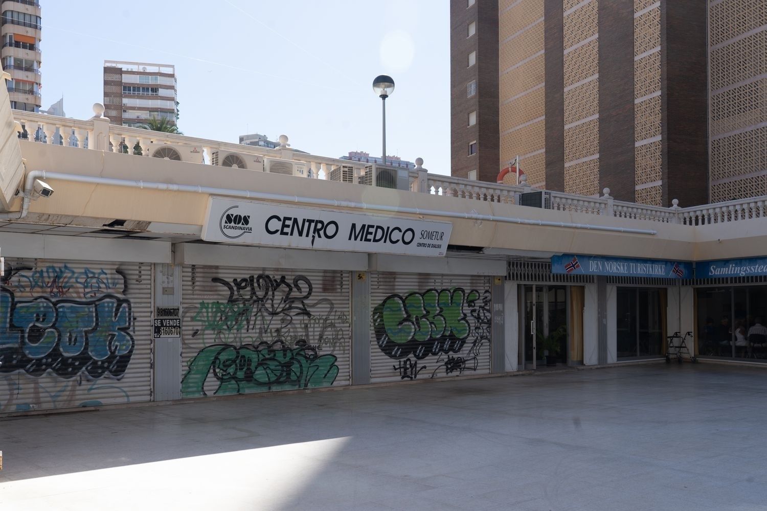 Vista exterior de Nau industrial en venda en Benidorm