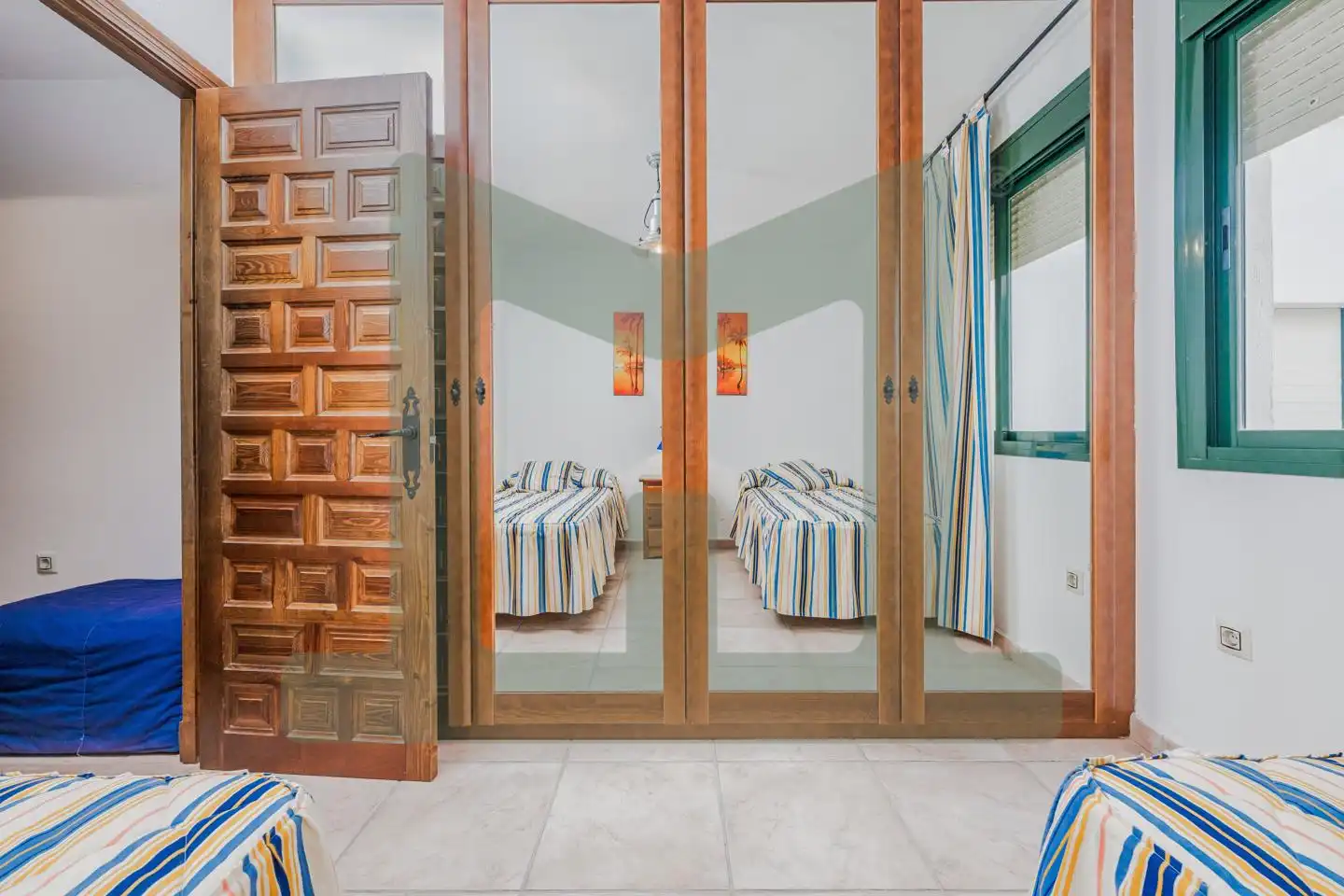 Schlafzimmer von Wohnung zum Verkauf in Zahara de los Atunes mit Klimaanlage, Terrasse und Abstellraum