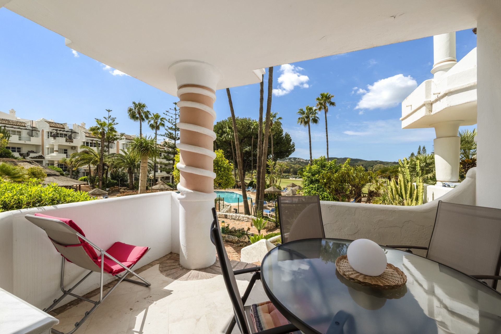 Terrace of Planta baja for sale in Mijas  with Air Conditioner, Terrace and Swimming Pool