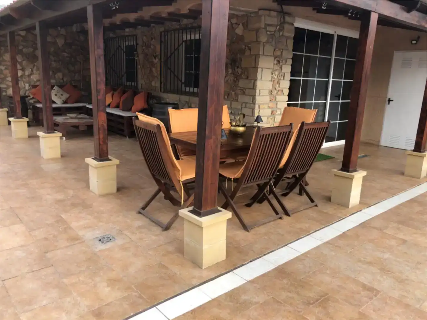 Terrassa de Casa o xalet en venda en Bonastre amb Aire condicionat i Piscina