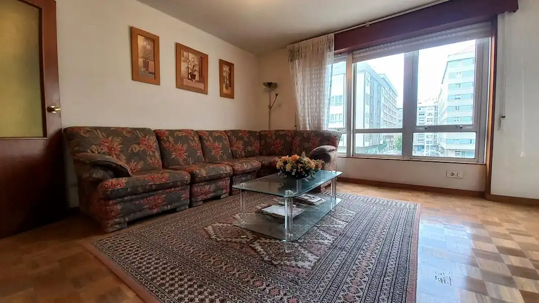 Living room of Flat for sale in A Coruña Capital   with Storage room