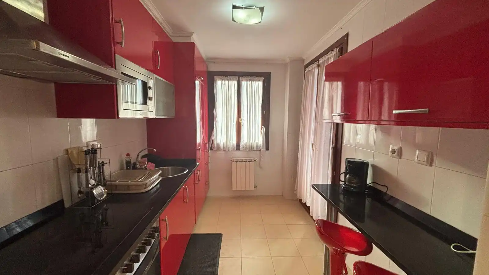 Küche von Wohnung zum Verkauf in Ramales de la Victoria mit Heizung, Terrasse und Möbliert