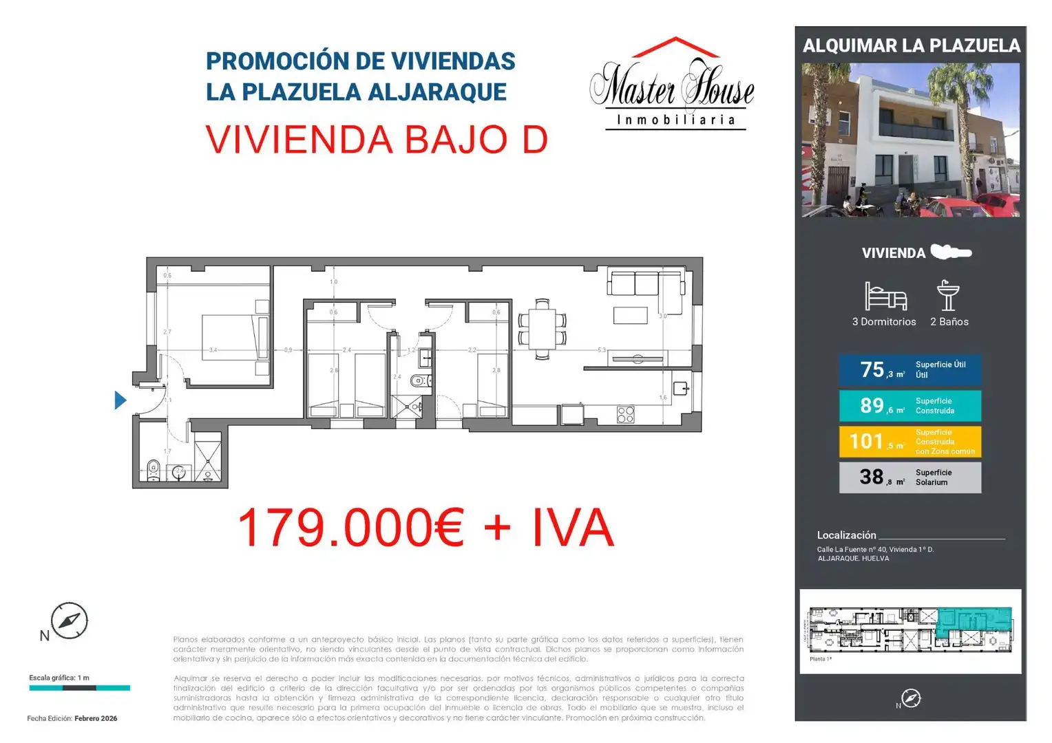 Piso en venta en Aljaraque