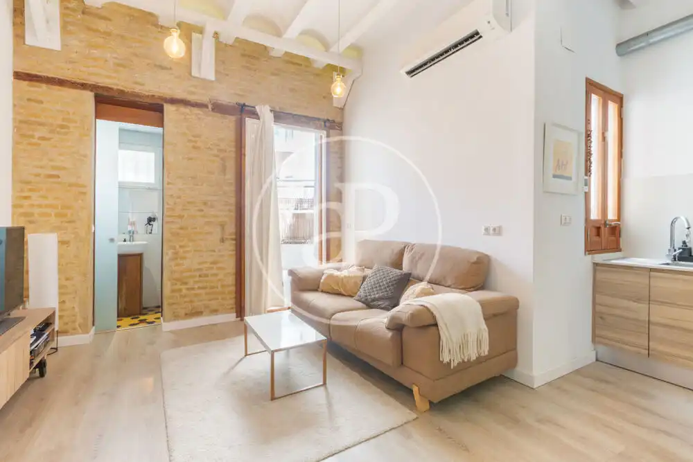 Living room of Flat for sale in Valencia  with Air Conditioner, Heating and Terrace
