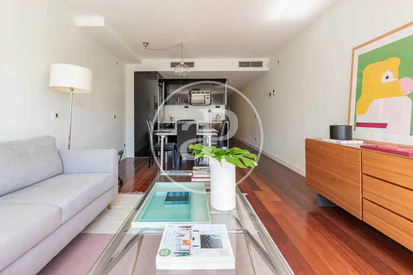Wohnzimmer von Wohnung zum Verkauf in Madrid mit Klimaanlage, Heizung und Möbliert