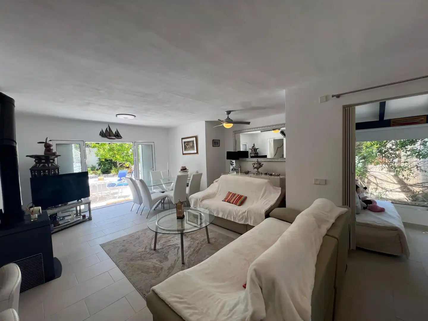 Living room of Detached homes for sale in Andratx  with Storage room and Furnished