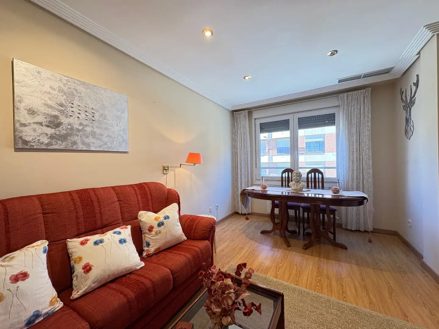 Sala de estar de Apartamento en venta en Arnedo con Calefacción, Parquet y Trastero