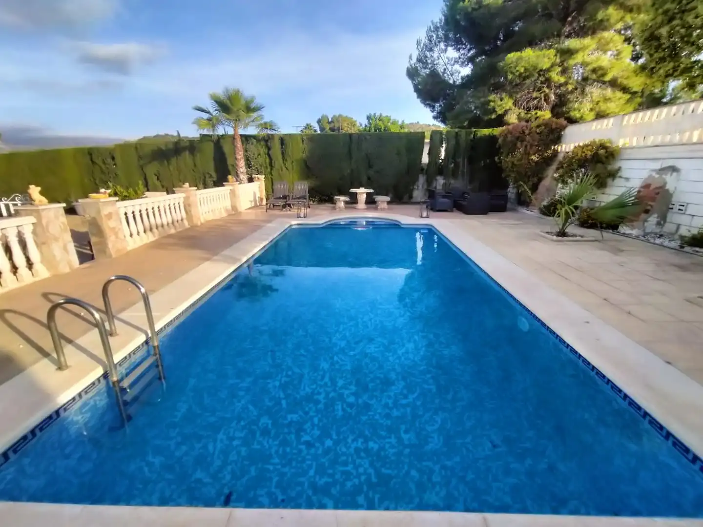 Swimming pool of Houses for sale in Elda  with Air Conditioner, Heating and Private garden