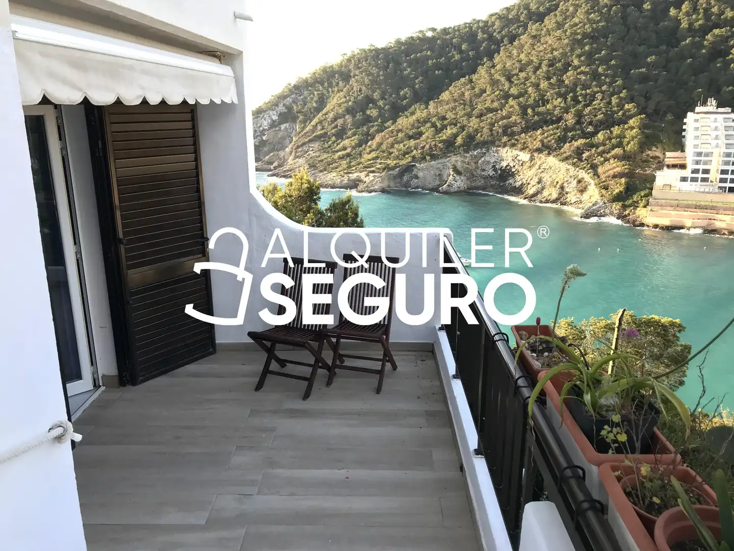 Balcony of Study for rent in Santa Eulària des Riu  with Air Conditioner