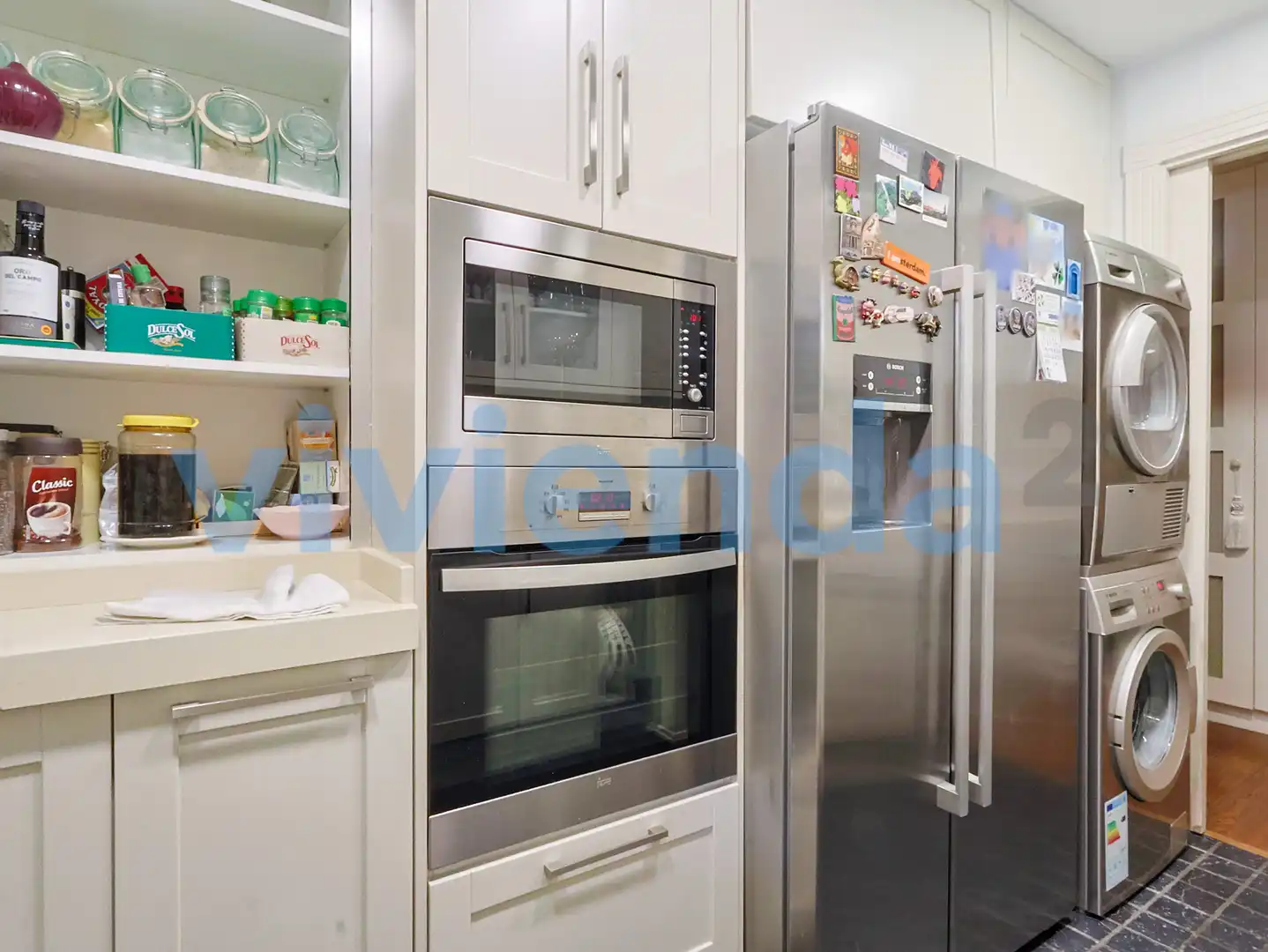 Kitchen of Flat for sale in Madrid  with Air Conditioner, Heating and Terrace