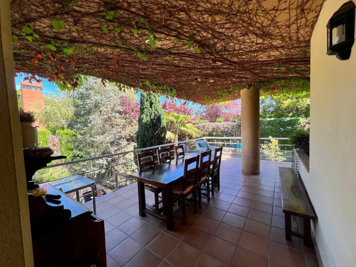 Terrassa de Casa o xalet en venda en Villanueva de la Cañada amb Aire condicionat, Calefacció i Terrassa