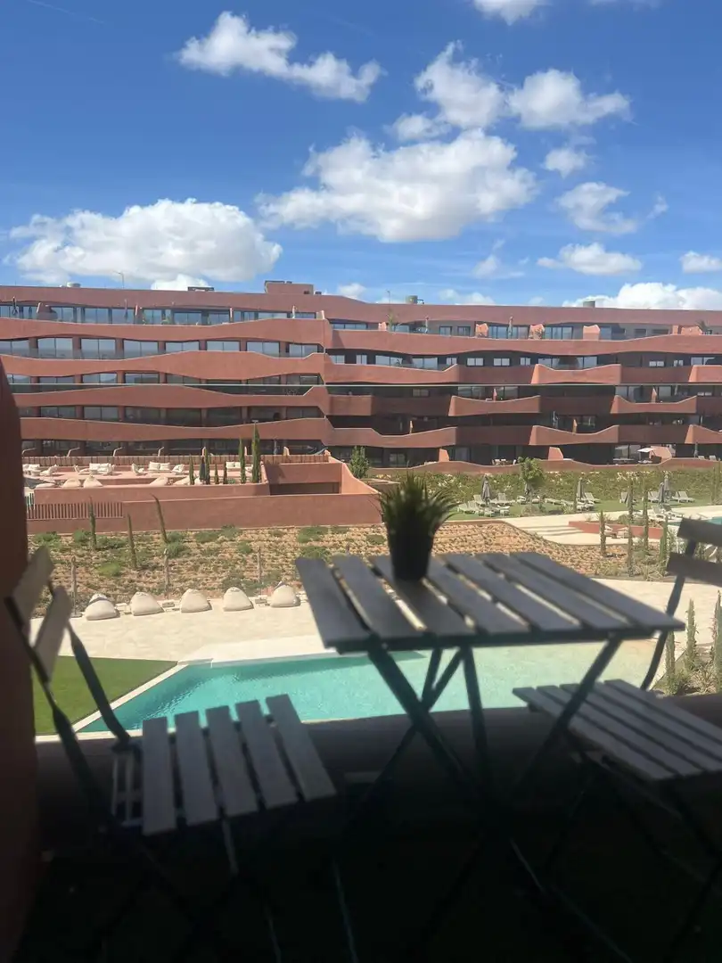 Exterior view of Study for rent in Murcia  with Air Conditioner and Community pool