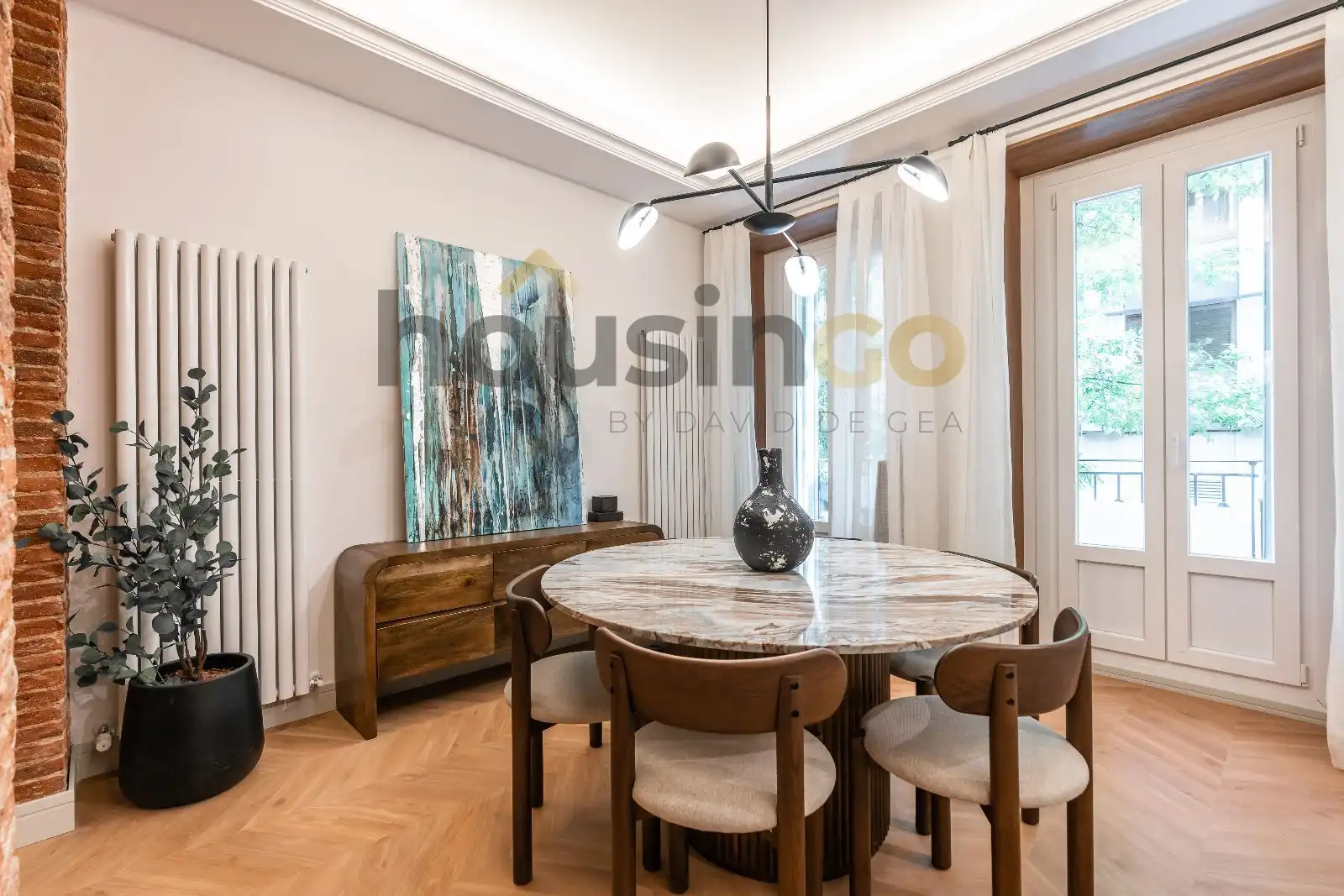 Dining room of Flat for sale in Madrid  with Air Conditioner, Heating and Terrace
