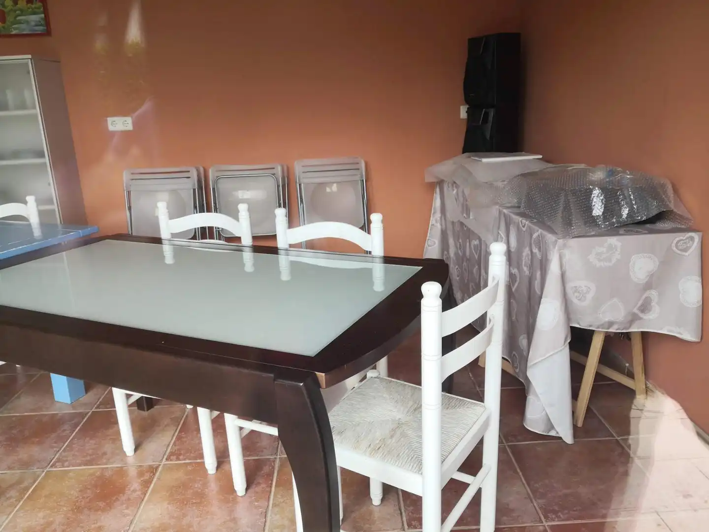 Menjador de Casa o xalet en venda en Carballo amb Calefacció, Jardí privat i Terrassa
