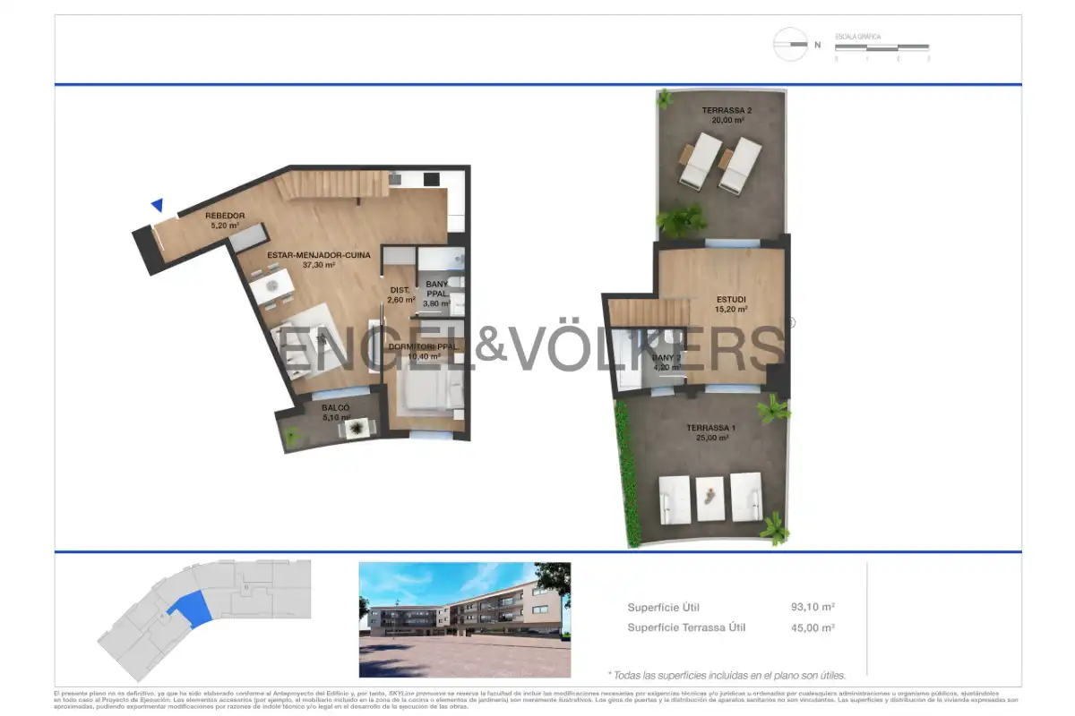 Habitación de Ático en venta en Les Franqueses del Vallès con Aire acondicionado, Calefacción y Parquet