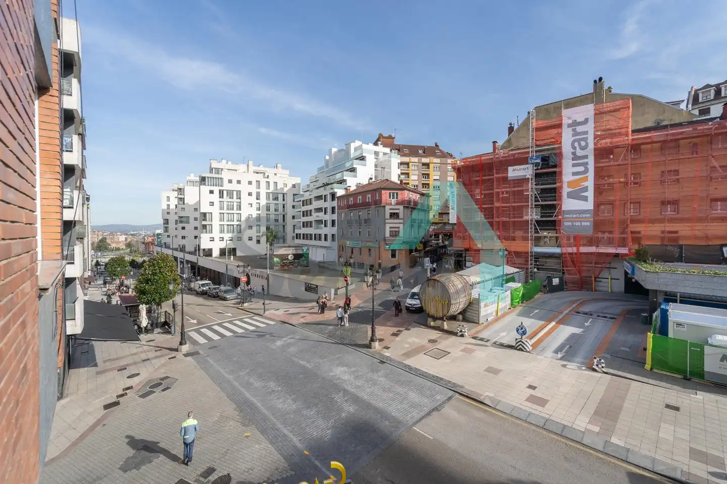 Vista exterior de Pis en venda en Oviedo  amb Calefacció i Parquet