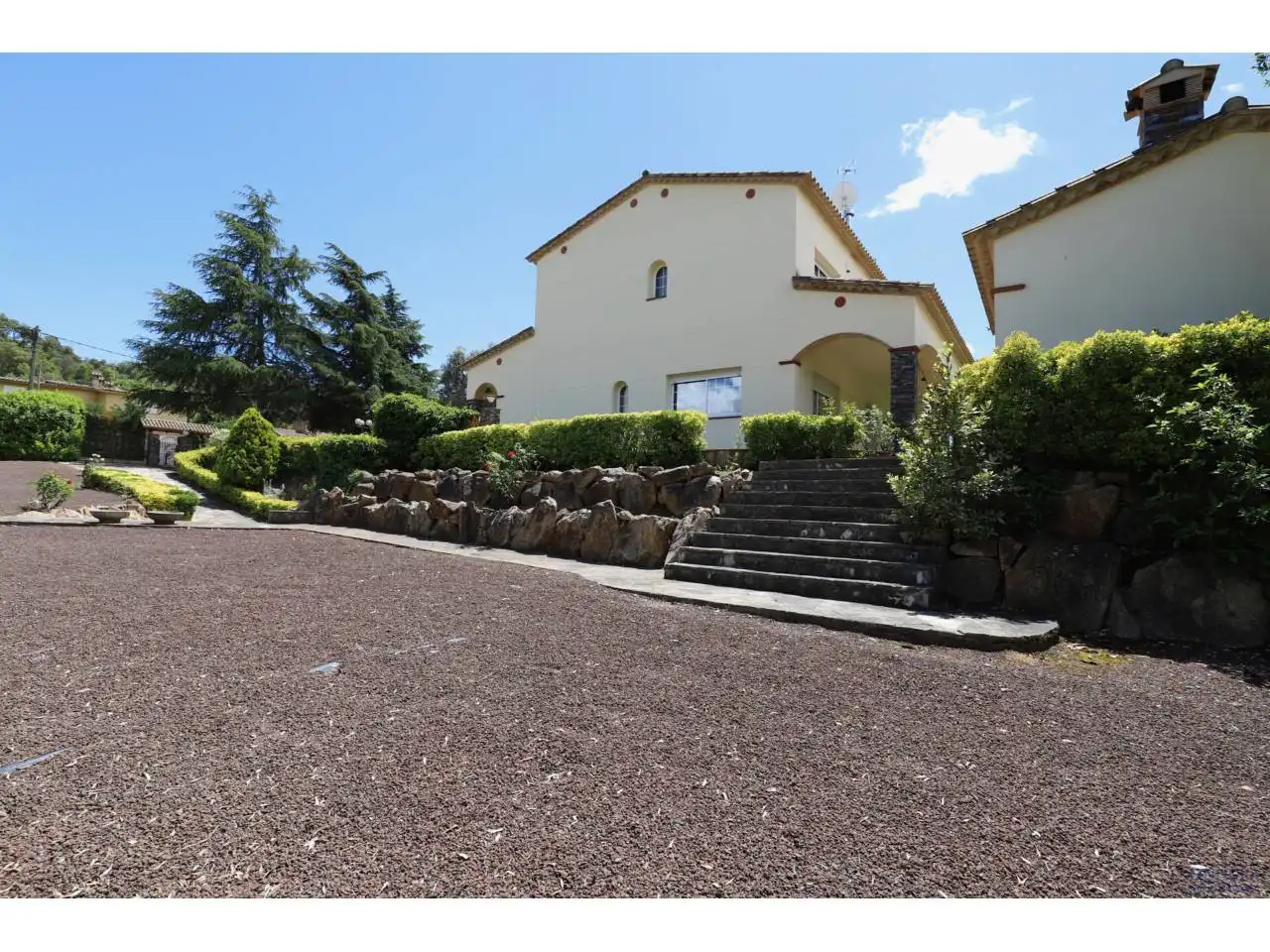 Exterior view of Houses for sale in Caldes de Malavella  with Heating, Private garden and Terrace