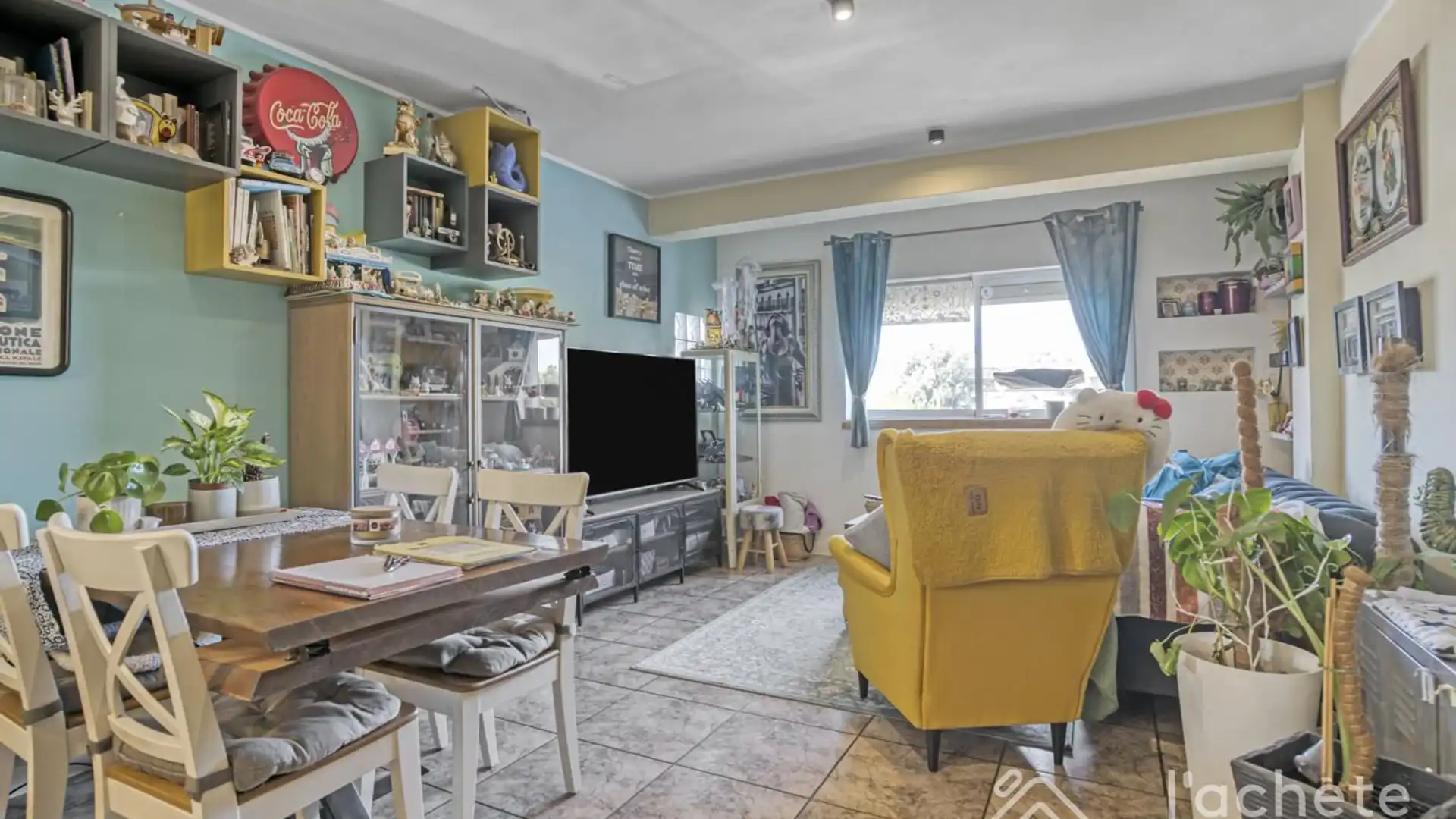 Living room of Flat for sale in  Valencia Capital  with Terrace and Balcony