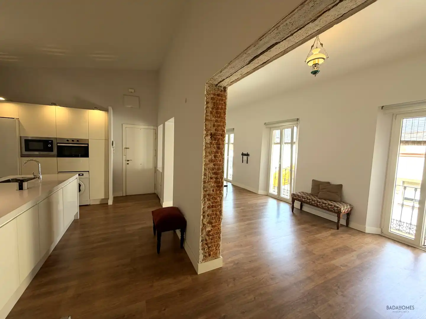 Sala de estar de Piso en venta en Badajoz con Aire acondicionado, Calefacción y Parquet