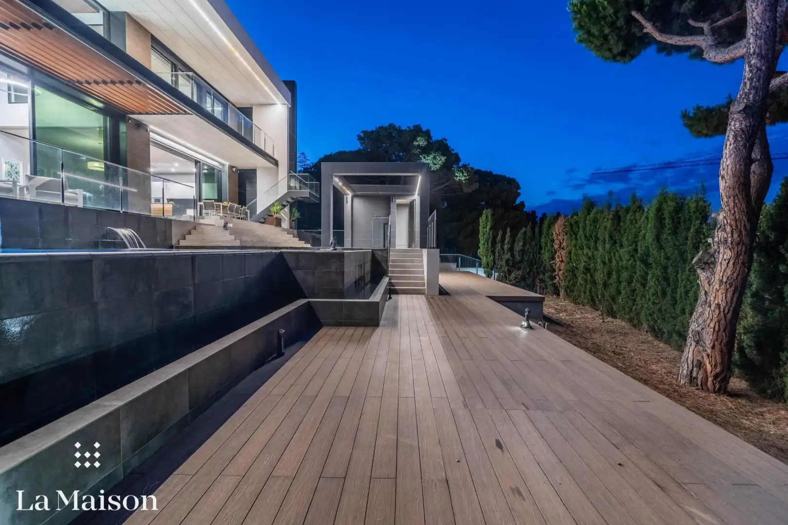 Terraza de Casa o chalet en venta en Caldes d'Estrac con Aire acondicionado, Calefacción y Jardín privado