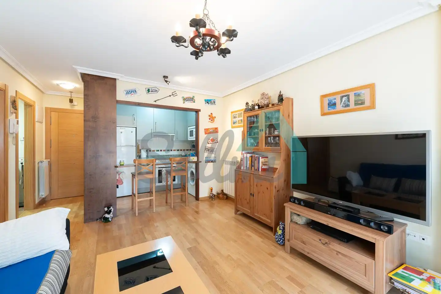 Sala de estar de Planta baja en venta en Somiedo con Calefacción, Parquet y Terraza