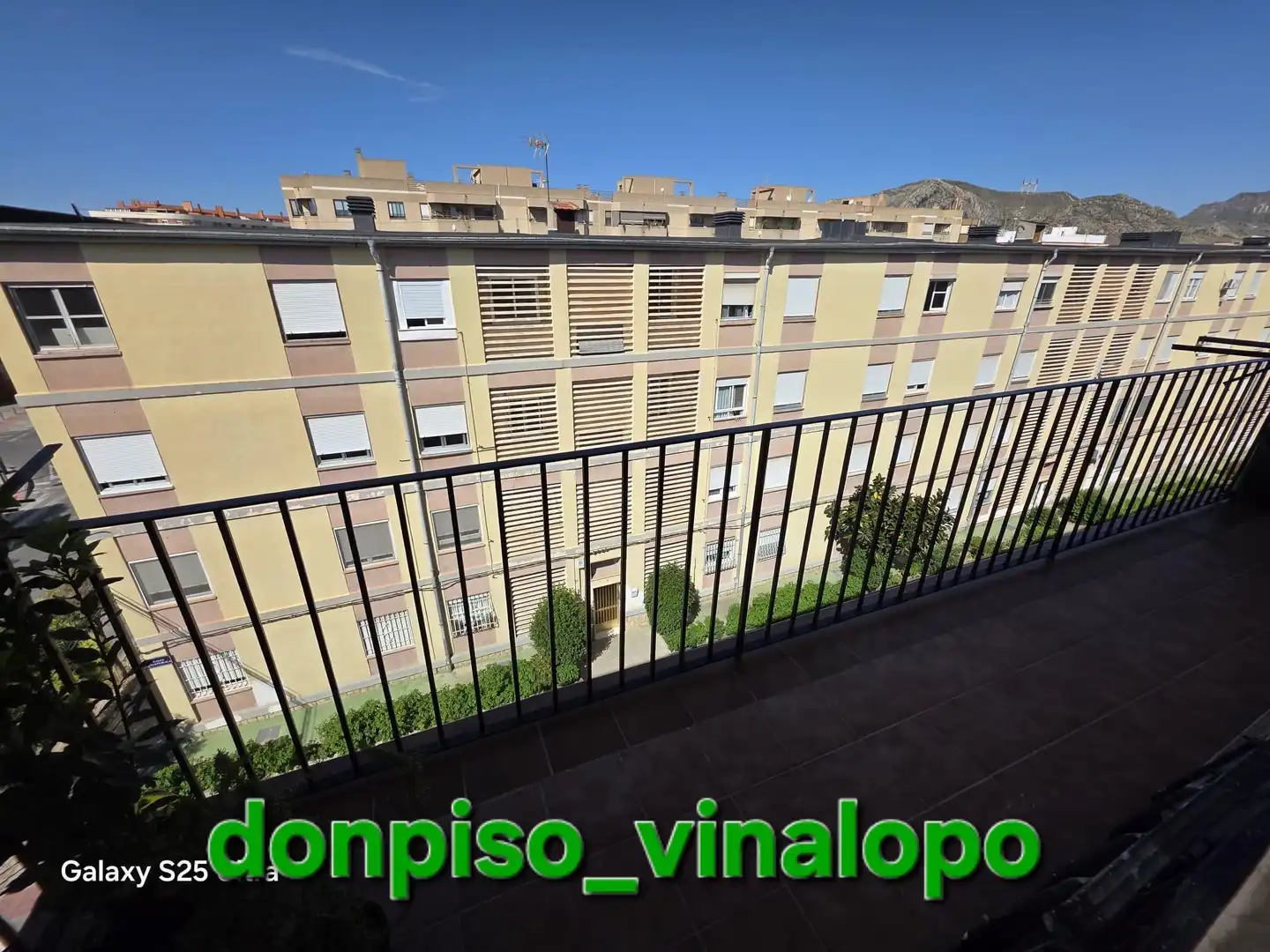 Terrasse von Wohnungen zum Verkauf in Elda mit Balkon