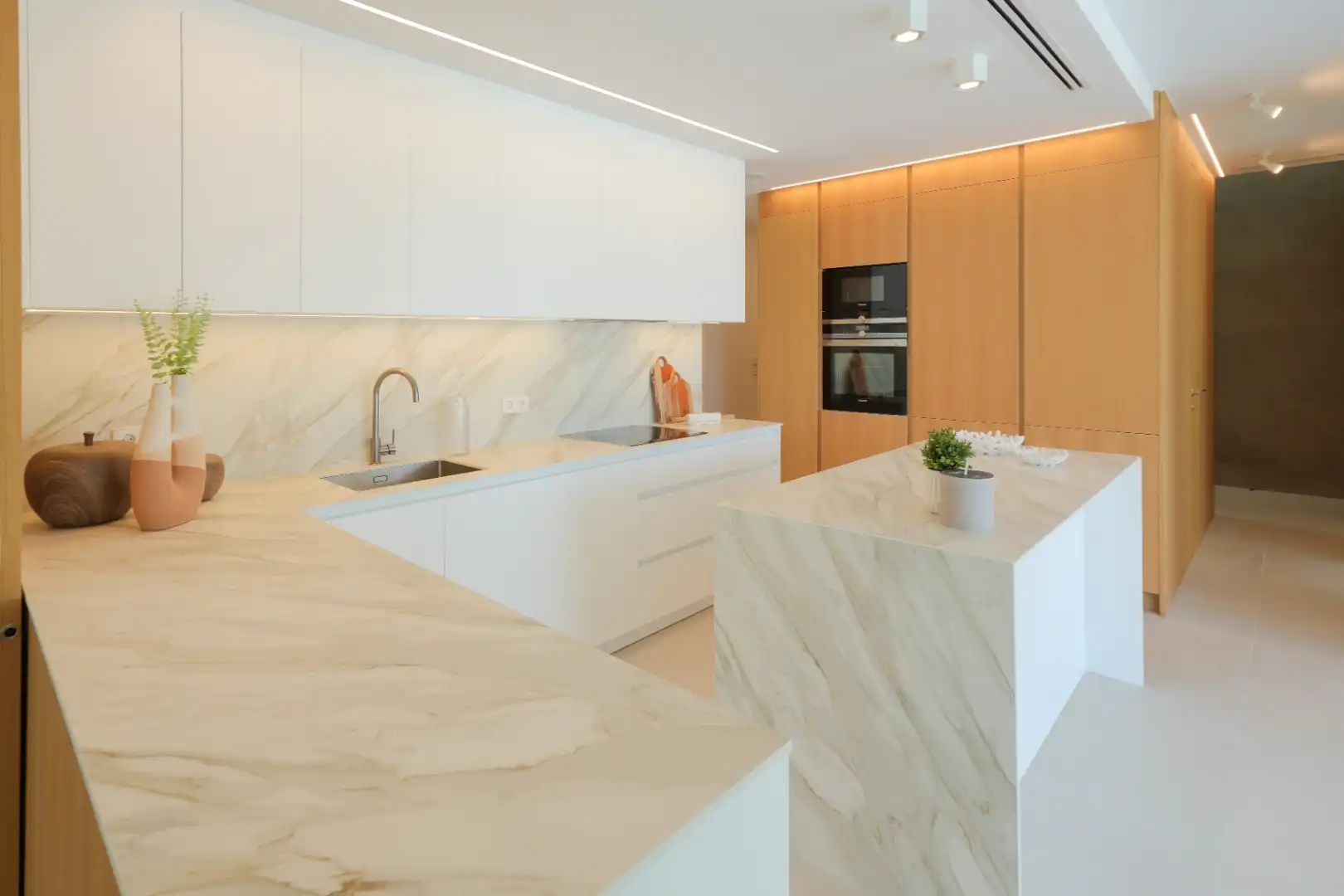 Cocina de Casa o chalet en venta en Teulada con Aire acondicionado, Calefacción y Jardín privado