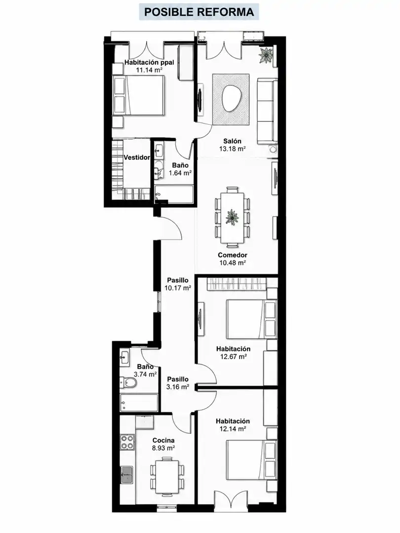 Piso con terraza en venta en Ibaiondo, imagen 35