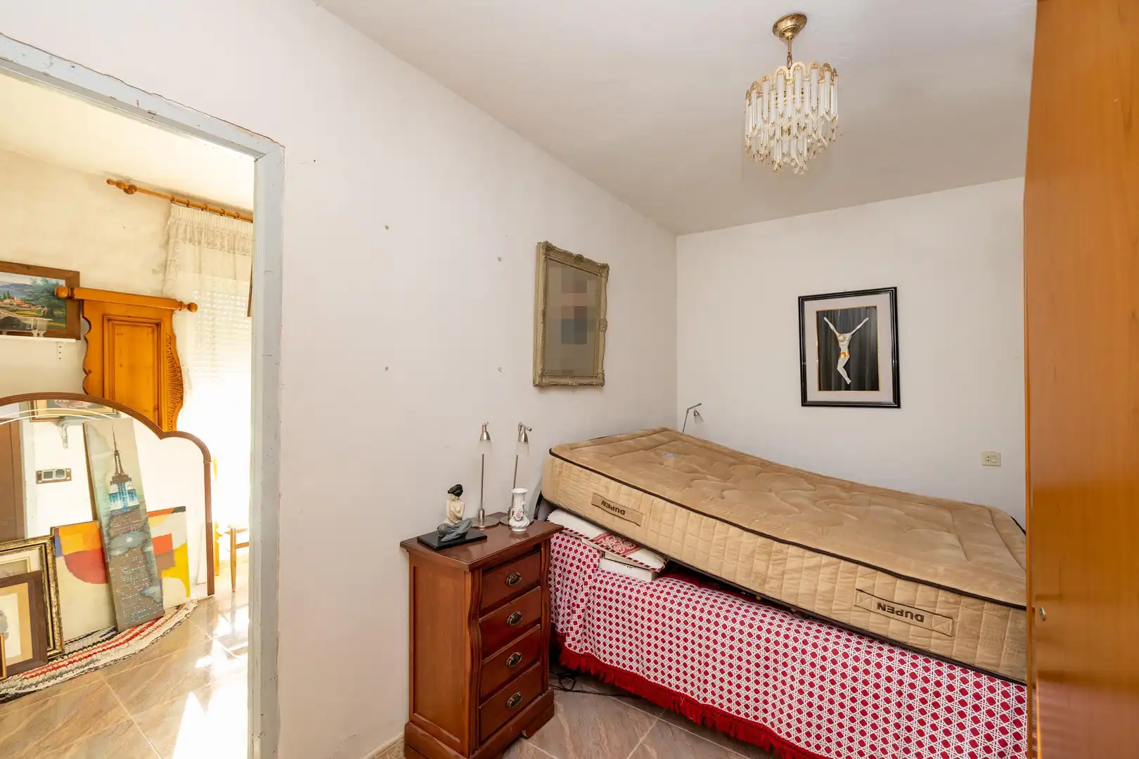 Schlafzimmer von Einfamilien-Reihenhaus zum Verkauf in Benalúa de las Villas mit Balkon