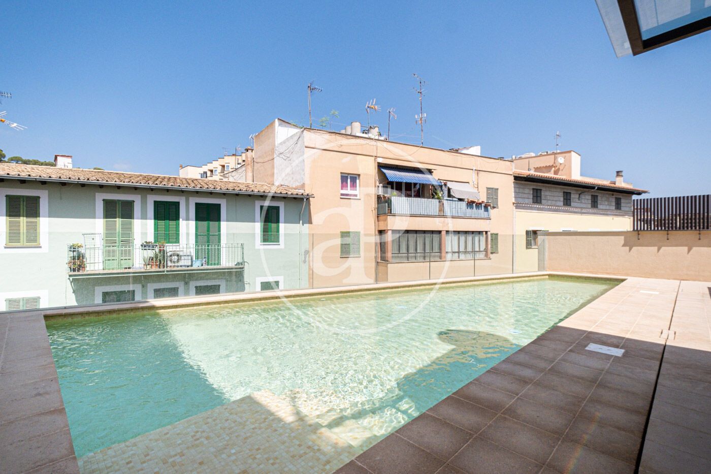 Piscina de Dúplex de lloguer en  Palma de Mallorca amb Aire condicionat, Calefacció i Terrassa
