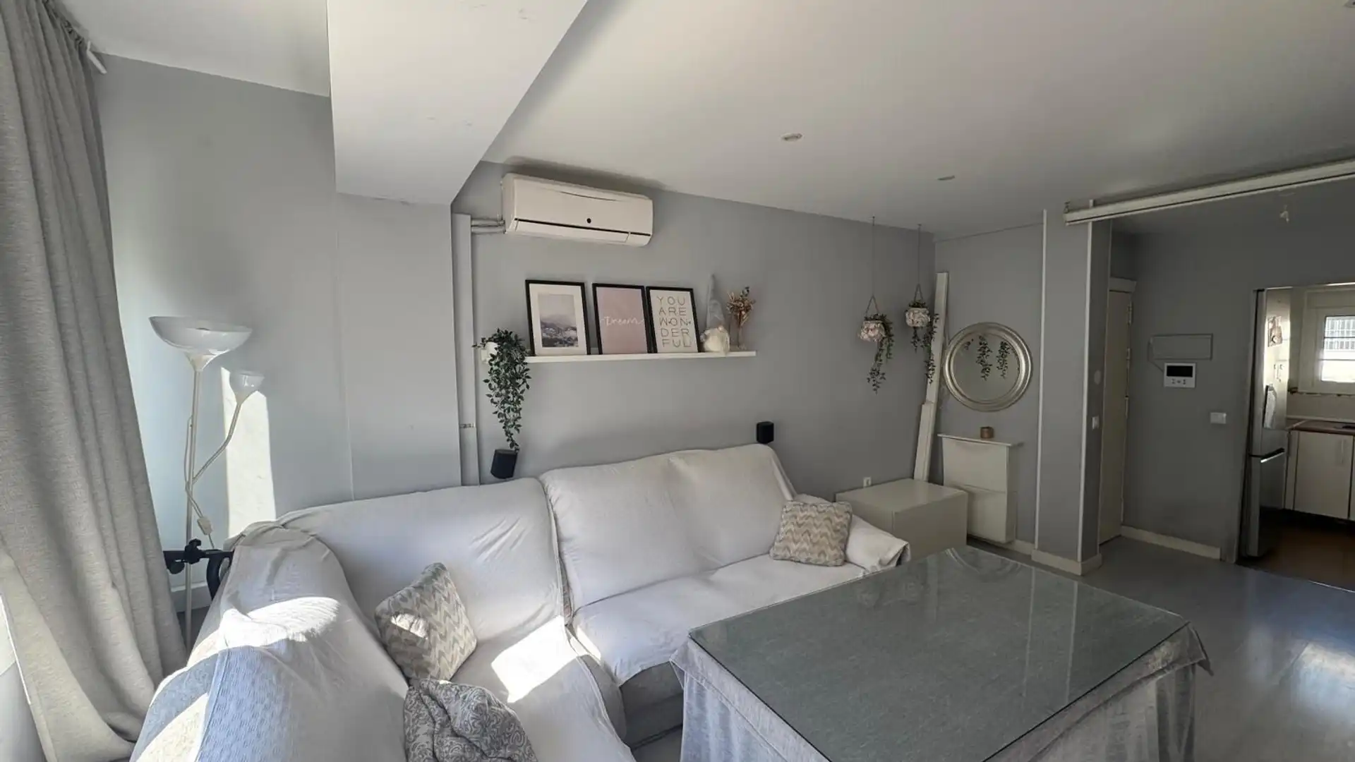 Sala de estar de Piso en venta en Jerez de la Frontera con Aire acondicionado, Parquet y Balcón