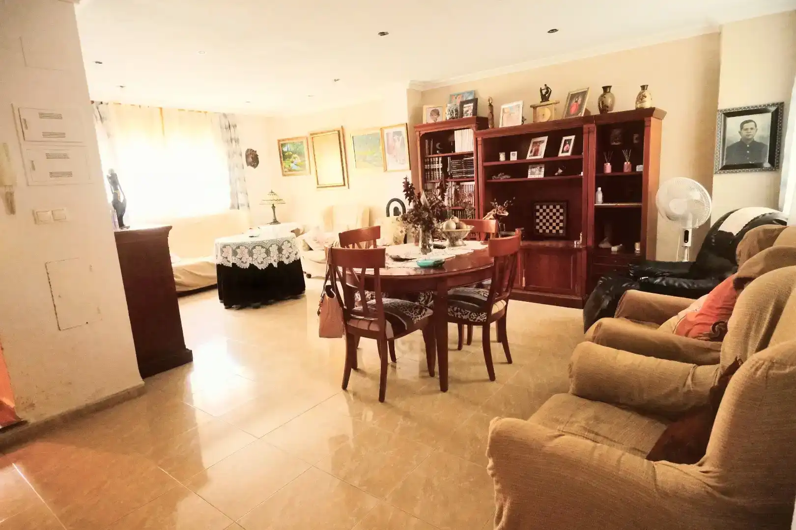 Sala d'estar de Casa adosada en venda en Aspe amb Balcó