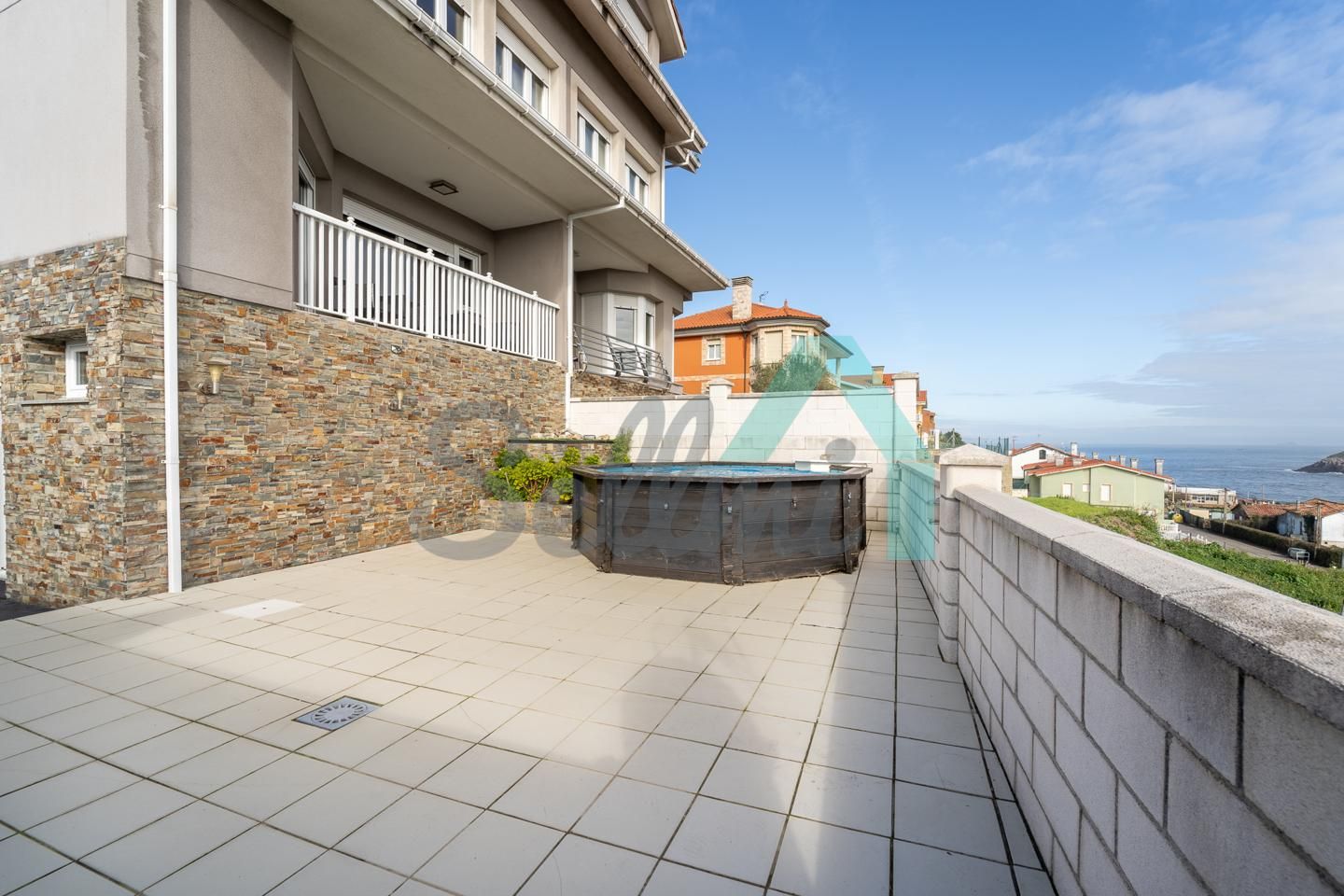 Terrace of Single-family semi-detached for sale in Castrillón  with Heating, Terrace and Storage room