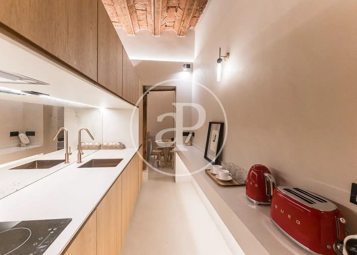 Küche von Wohnung zum Verkauf in  Madrid Capital mit Klimaanlage, Heizung und Möbliert