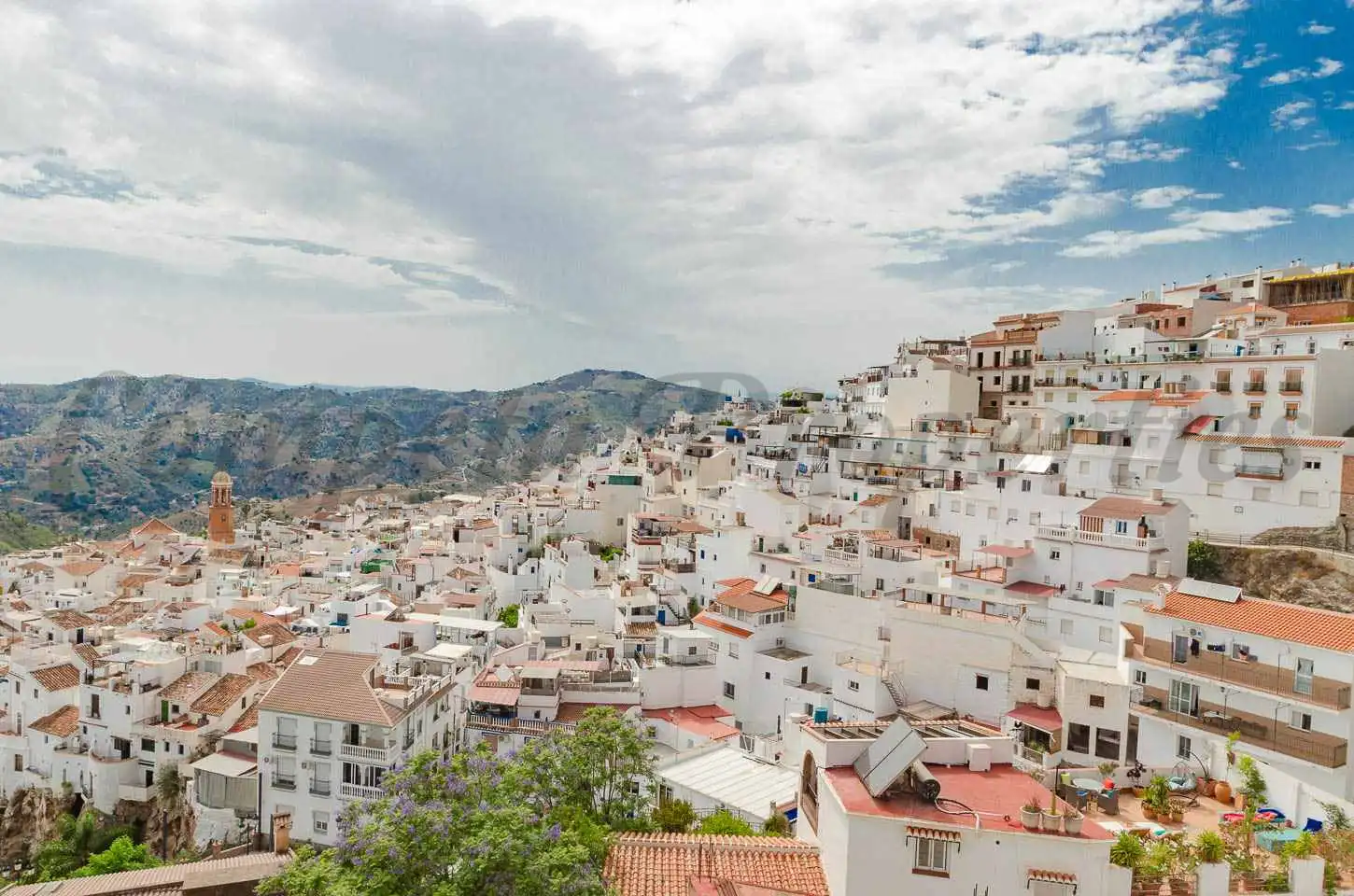 Vista exterior de Piso en venta en Cómpeta con Terraza y Amueblado