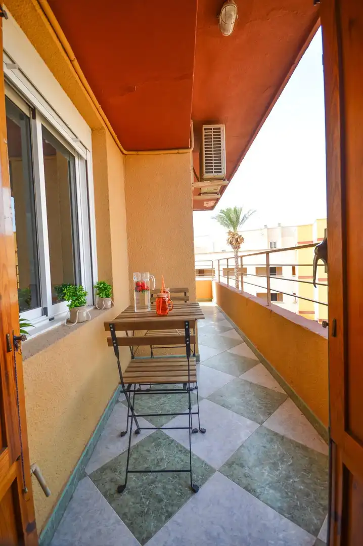 Terrasse von Wohnung zum Verkauf in Benahadux mit Klimaanlage, Heizung und Terrasse