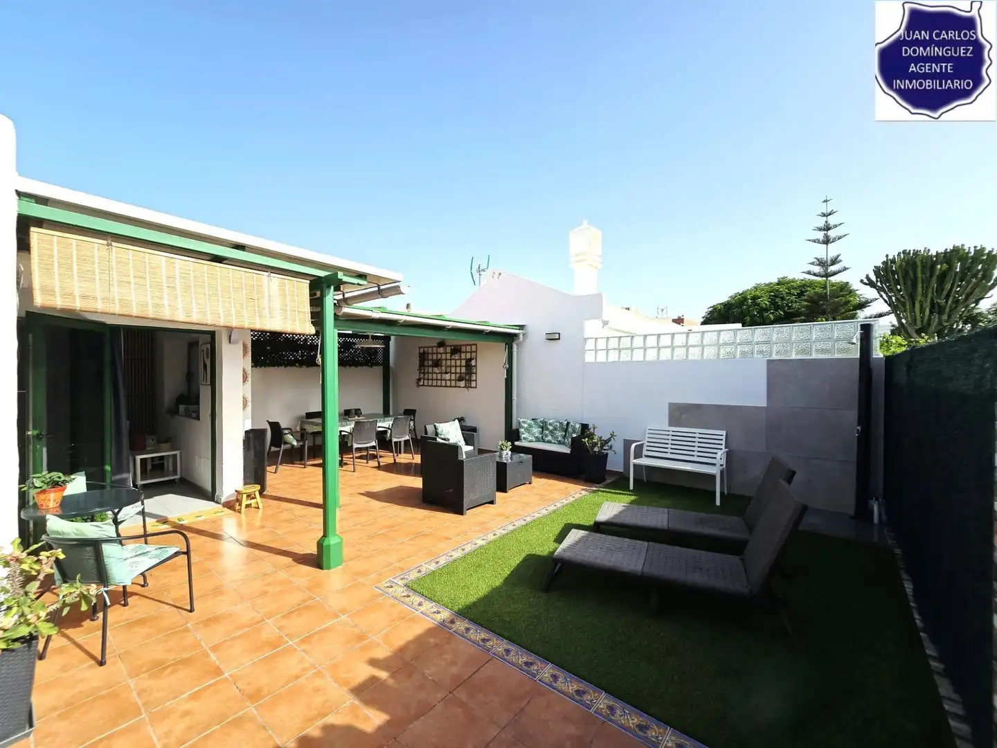 Terraza de Casa o chalet de alquiler en San Bartolomé de Tirajana con Aire acondicionado, Terraza y Amueblado