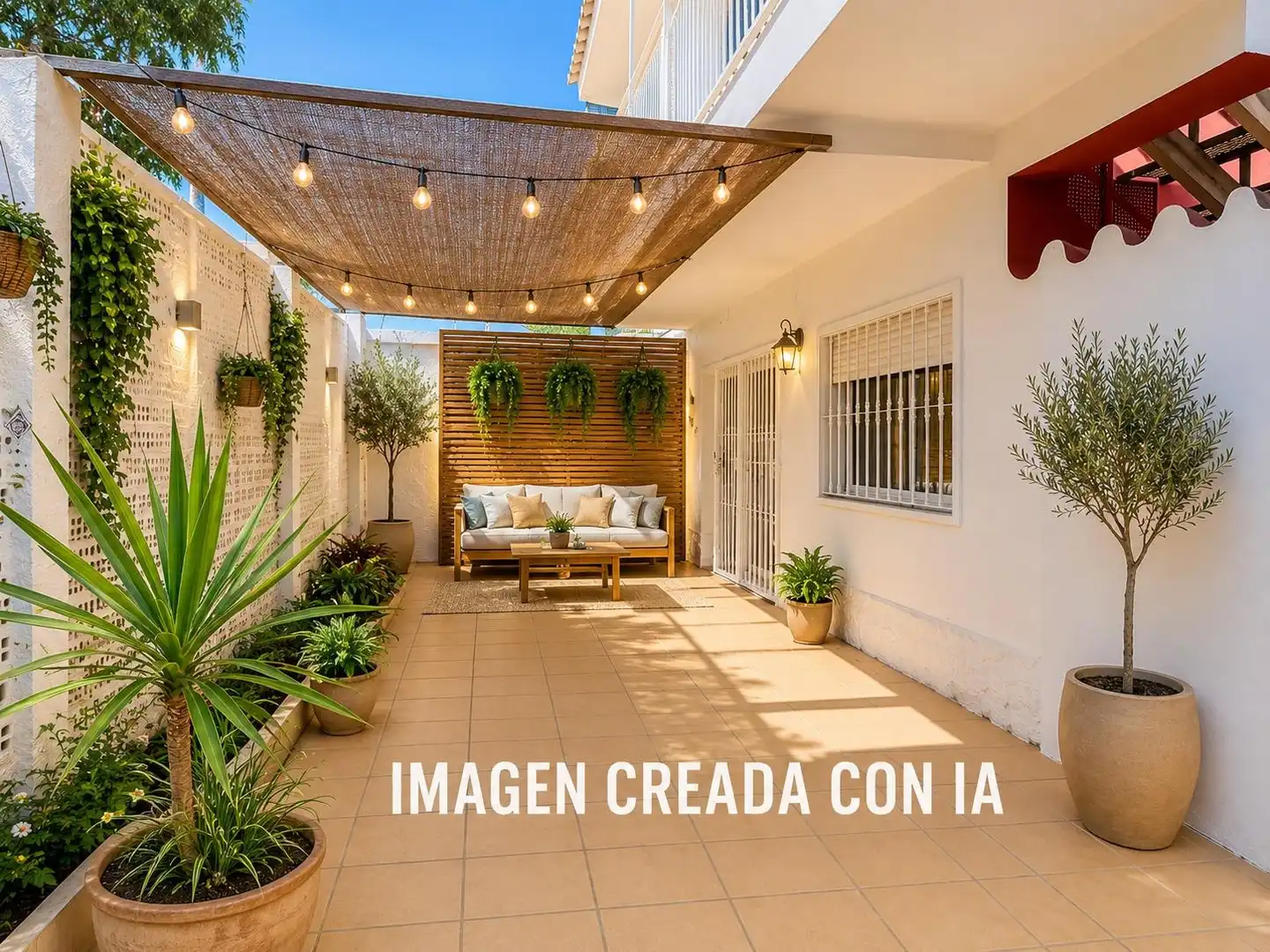 Terraza de Casa adosada en venta en Rincón de la Victoria