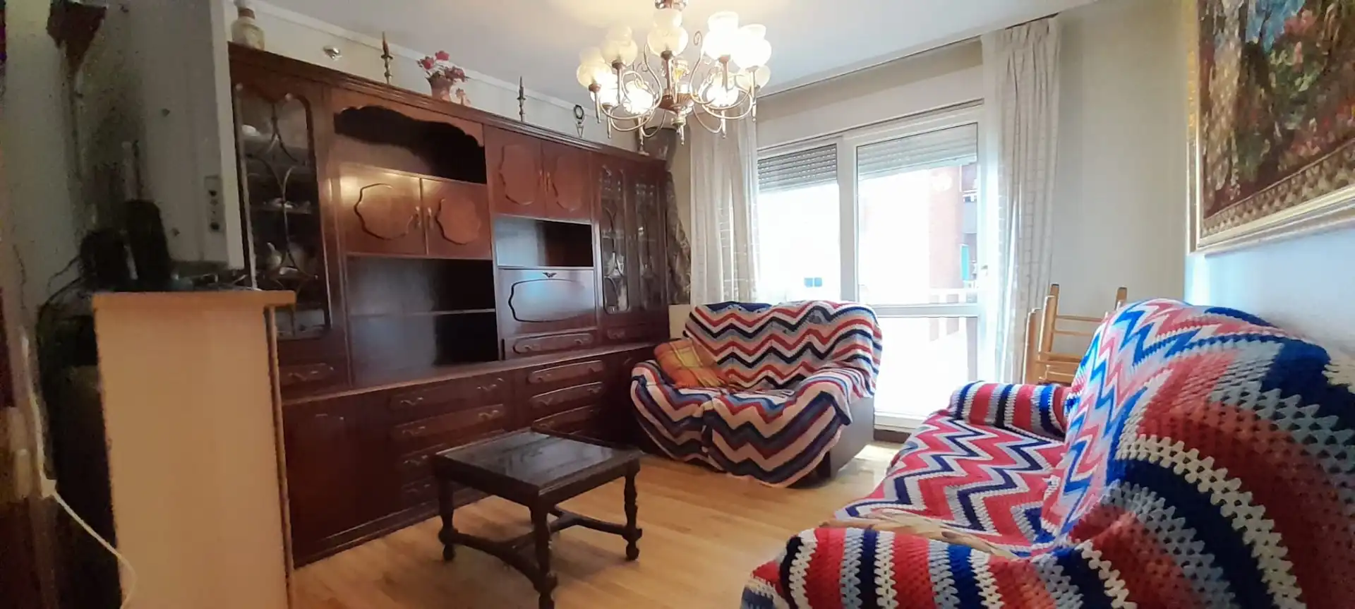 Living room of Flat for sale in Bilbao   with Heating, Furnished and Oven