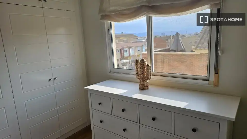 Bedroom of Flat for rent in Murcia  with Air Conditioner, Heating and Furnished