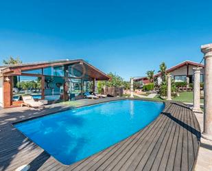 Swimming pool of House or chalet to rent in L'Ampolla  with Air Conditioner, Heating and Private garden