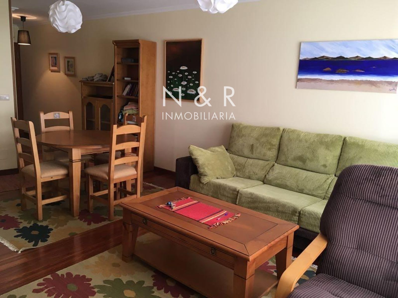Living room of Attic to rent in Ribeira  with Heating