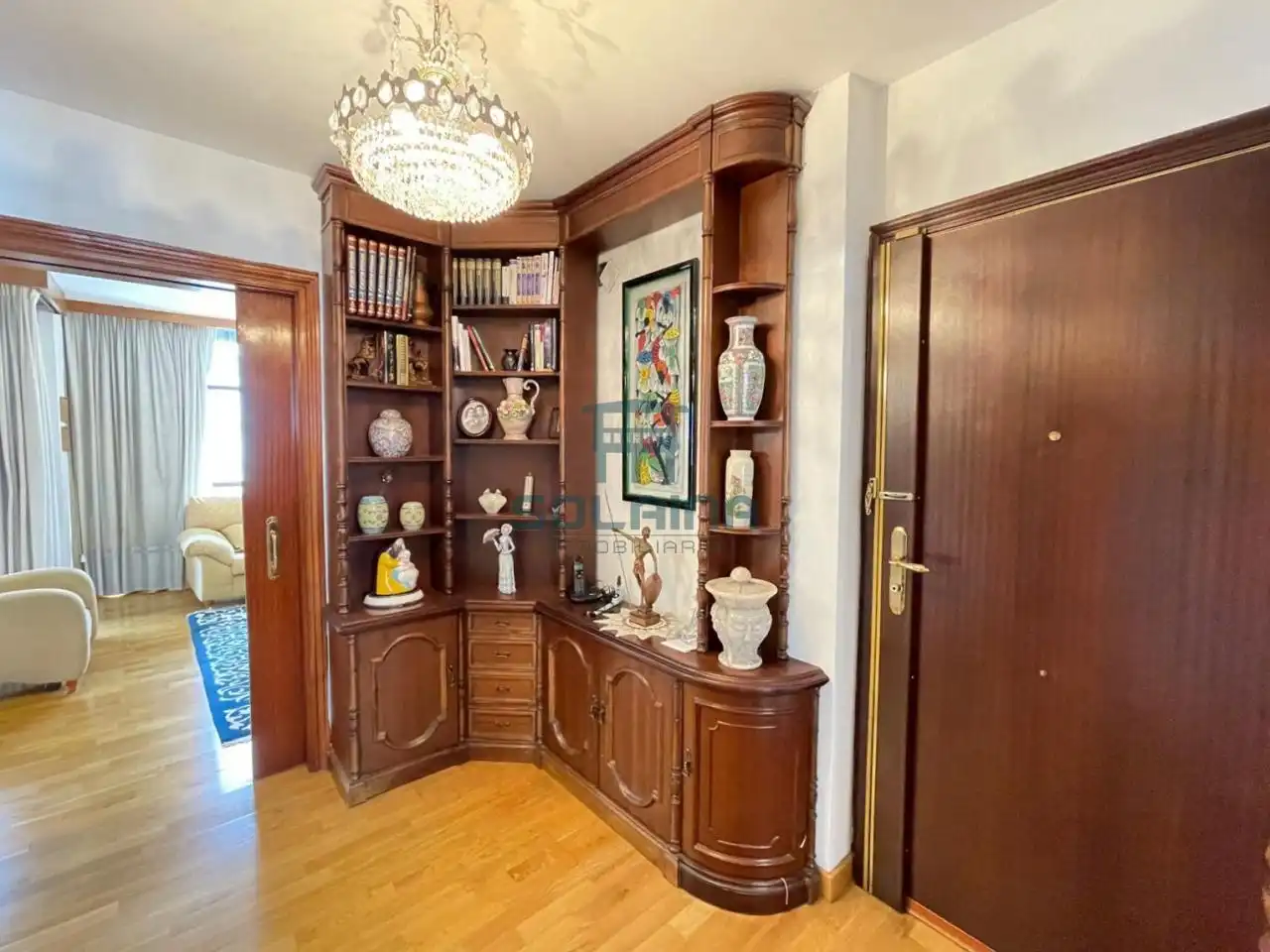 Wohnzimmer von Wohnung zum Verkauf in Ourense Capital  mit Heizung, Parkett und Abstellraum