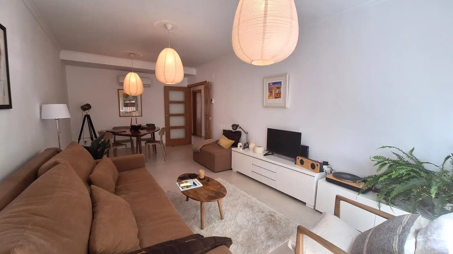 Living room of Flat for sale in Jávea / Xàbia  with Air Conditioner, Terrace and Swimming Pool