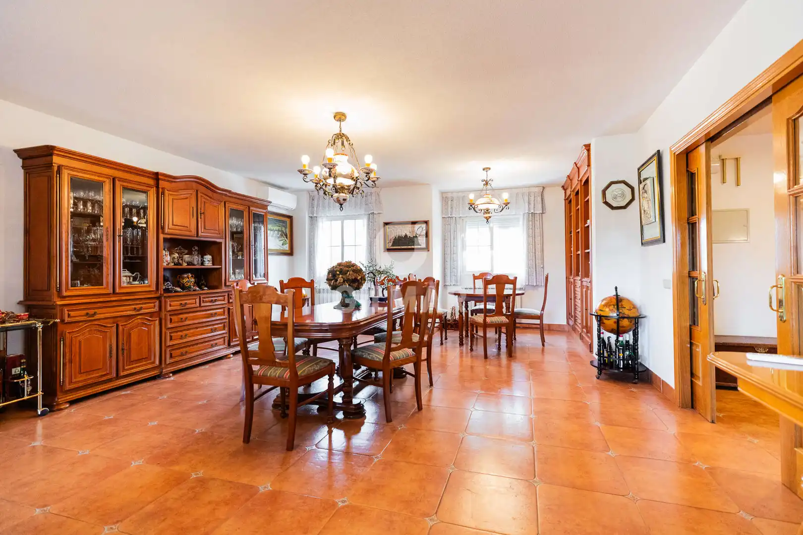 Dining room of Houses for sale in Colmenarejo  with Heating, Private garden and Swimming Pool