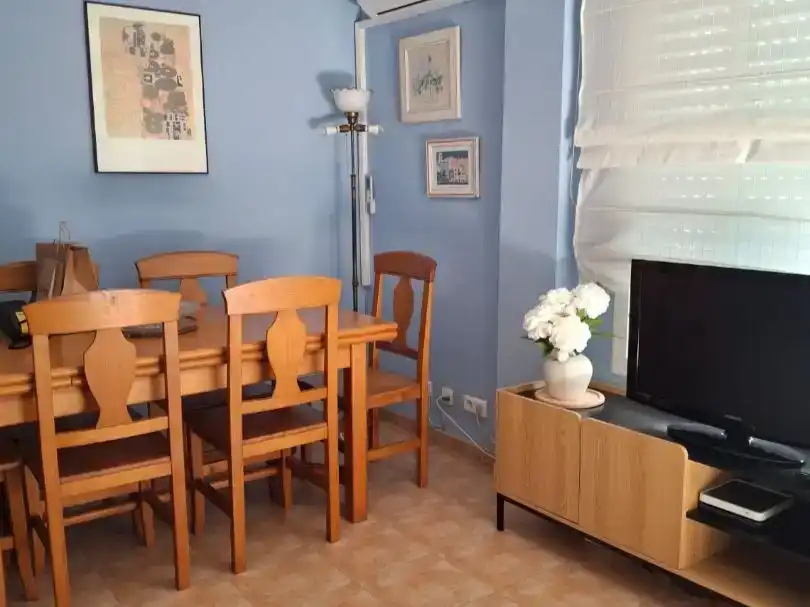 Esszimmer von Wohnung zur Miete in El Vendrell mit Klimaanlage, Schwimmbad und Möbliert