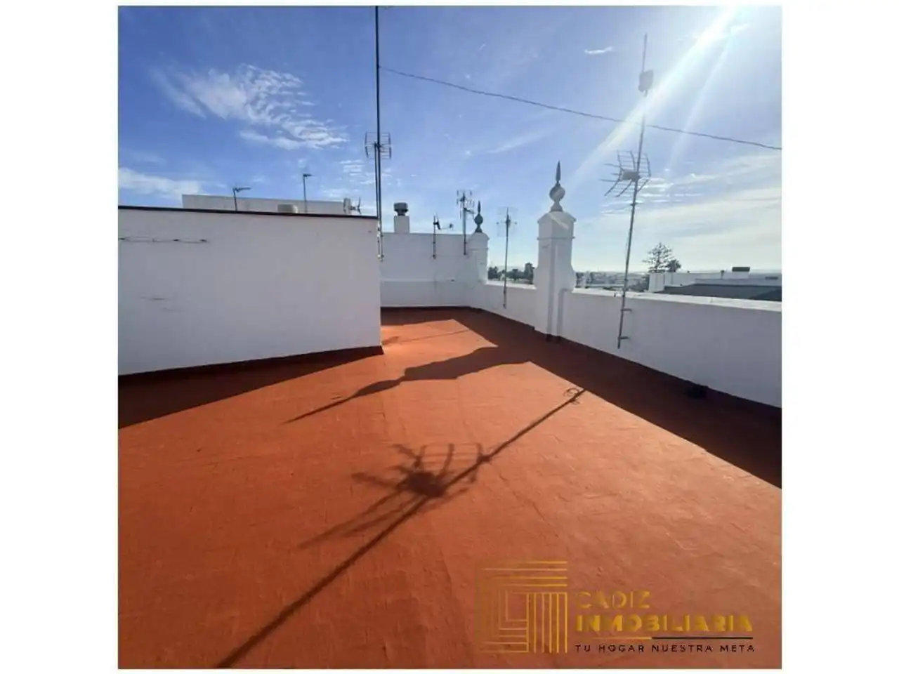 Terrace of Flat for rent in El Puerto de Santa María  with Air Conditioner and Balcony