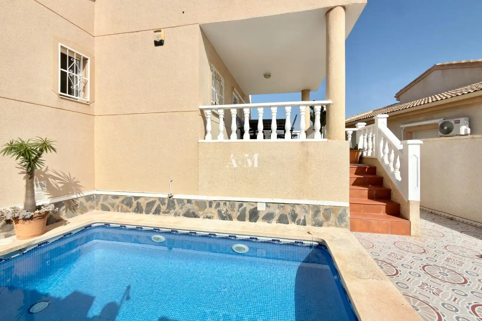 Swimming pool of Detached homes for rent in Rojales  with Air Conditioner, Heating and Private garden