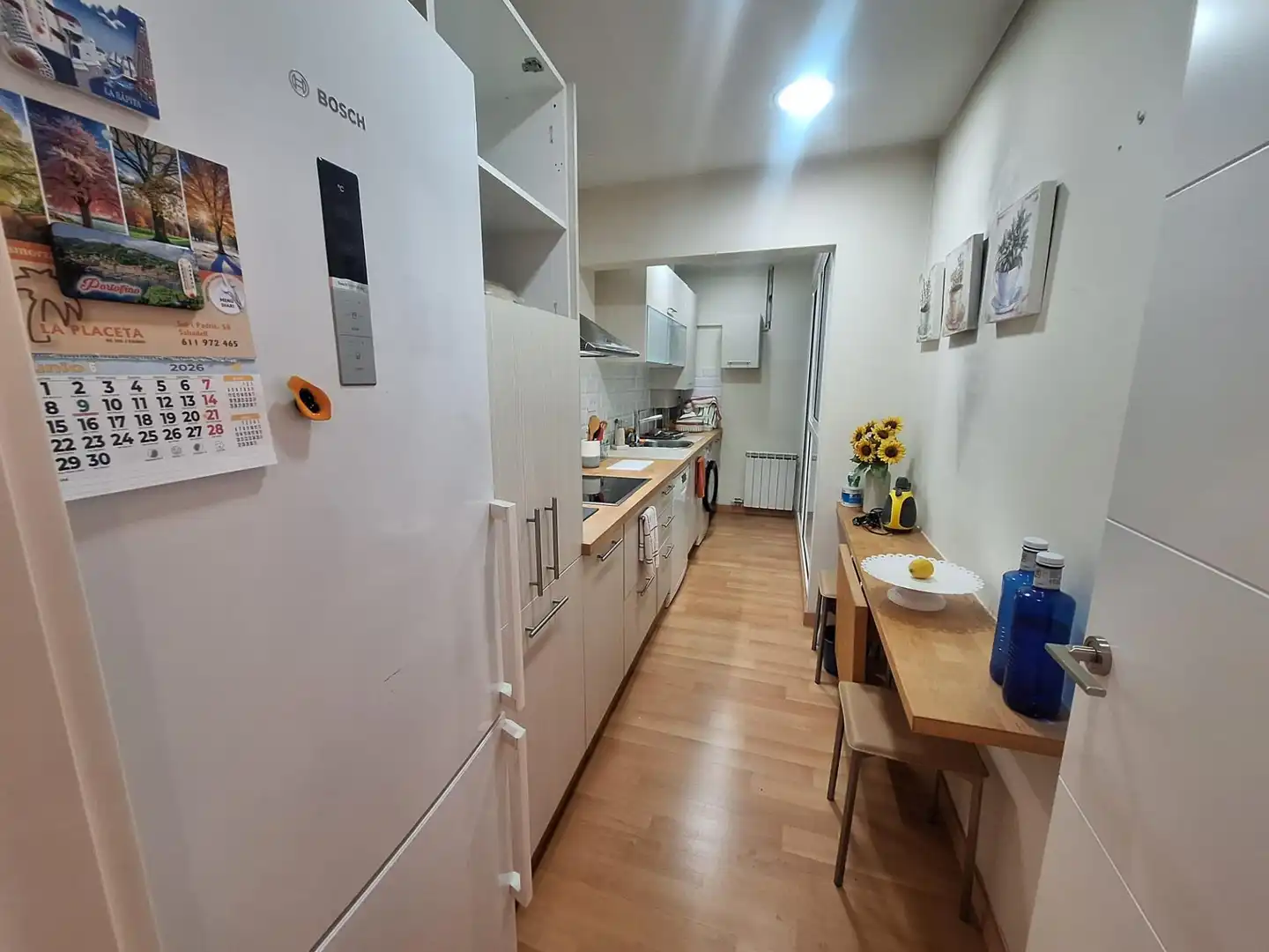 Cocina de Piso en venta en Sabadell con Calefacción, Parquet y Terraza