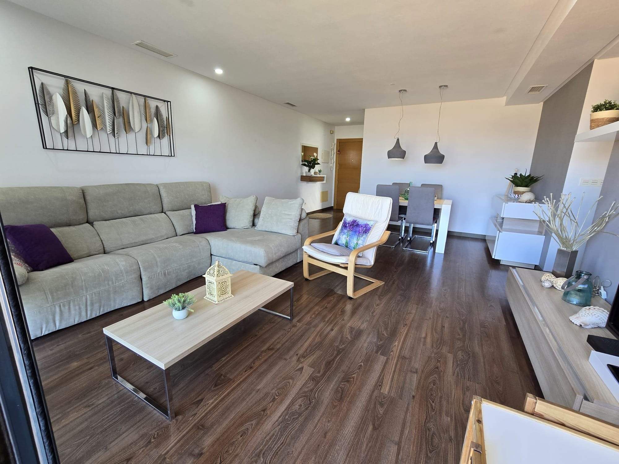 Sala d'estar de Pis en venda en Crevillent amb Aire condicionat, Parquet i Terrassa